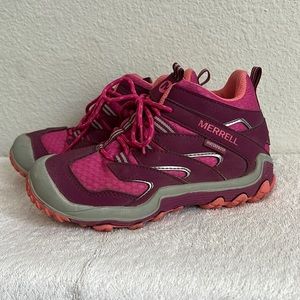Merrell Little Girl’s Waterproof Hiking Boot Pink Size 12.5 M